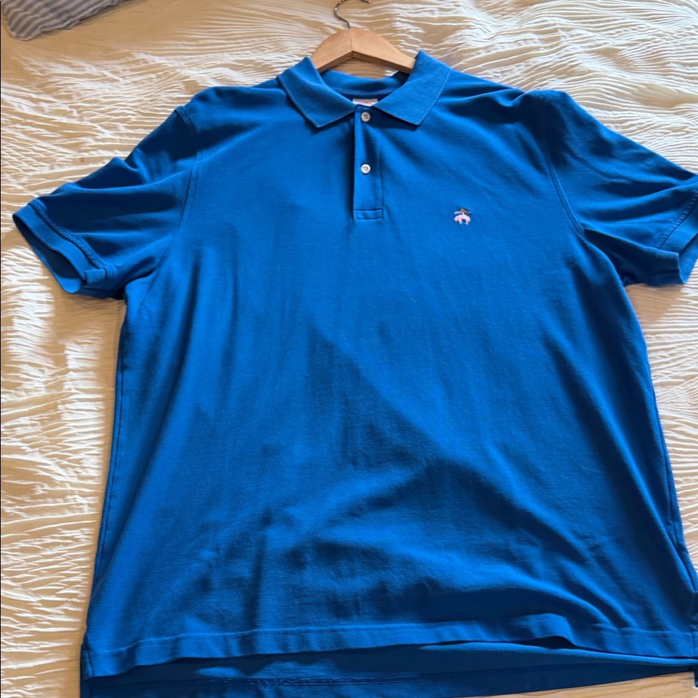 Brooks Brothers Vibrant Blue Polo Shirt
